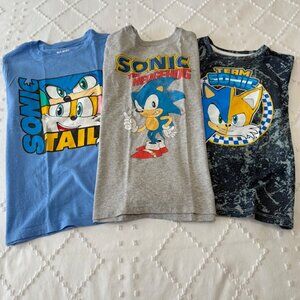 Lot of Kids Sonic T-Shirts size 8